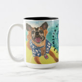 Surven Dogs Tweekleurige Koffiemok (Links)