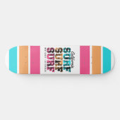 Surven Dreams: California Sunset Edition aangekond Persoonlijk Skateboard (Horizontaal)