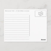 SURVEN: Eindeloos Weekend Briefkaart (Achterkant)