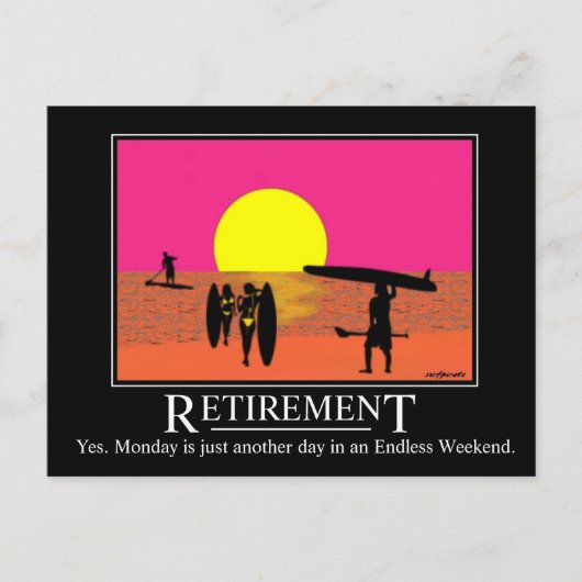 SURVEN: Eindeloos Weekend Briefkaart (Voorkant)