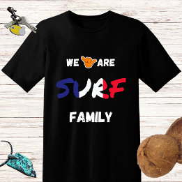 Surven familie ontwerp met shaka hand en Frankrijk T-shirt