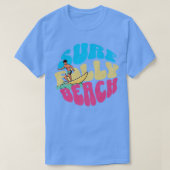 Surven Folly Beach South Olina  Surfboard T-shirt (Design voorkant)
