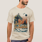 Surven in de duinen van Arrakis T-shirt (Voorkant)