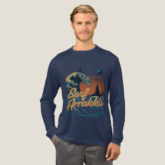 Surven in de duinen van Arrakis Tri-Blend Shirt