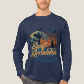 Surven in de duinen van Arrakis Tri-Blend Shirt (Voorkant volledig)