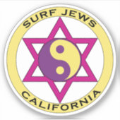 surven joden california sticker (Voorkant)