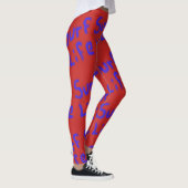 surven leven Thunder_Cove blauw rood Leggings (Rechts)