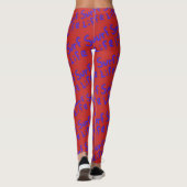 surven life Thunder_Cove rood blauw Leggings (Achterkant)