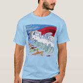 Surven Magneet mannen blauw T-shirt (Voorkant)