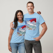Surven Magneet mannen blauw T-shirt (Unisex)