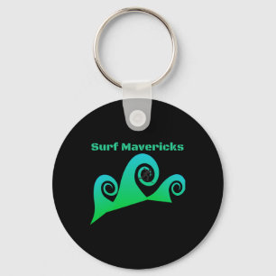 Surven Maverick's Surfen Californië Stranden Sleutelhanger
