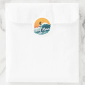 Surven Meer 🌊 Sunset Surven Motivatie Sticker (Tas)