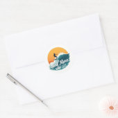 Surven Meer 🌊 Sunset Surven Motivatie Sticker (Envelop)