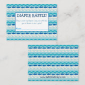 Surven 'N Fishies Diaper Raffle Tickets Informatiekaartje (Voorkant / Achterkant)
