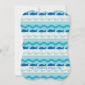 Surven 'N Fishies Nautical Baby Sprinkle Kaart (Achterkant)