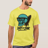 Surven of zinken schedel t-shirt (Voorkant)