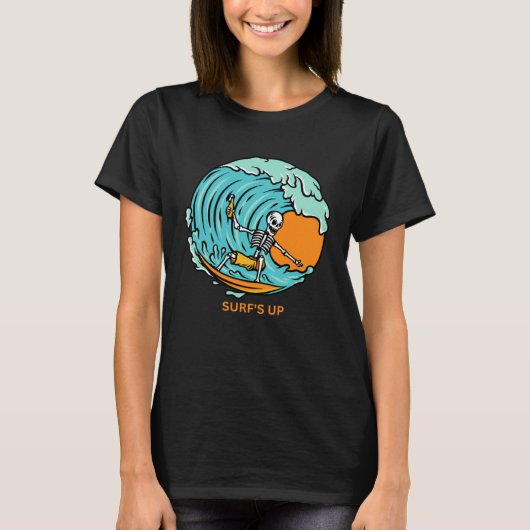 Surven omhoog Cool Beach Vibes 1 T-shirt (Voorkant)