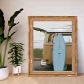 Surven omhoog | Surfplank Volkswagen Beach Paintin Perfect Poster