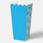 Surven ovale blauw popcorn dozen bedankdoosjes (Achterkant)