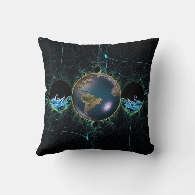 Surven Planet Mok Kussen (Achterkant)