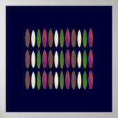 surven plankmuren poster (Voorkant)