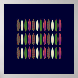 surven plankmuren poster