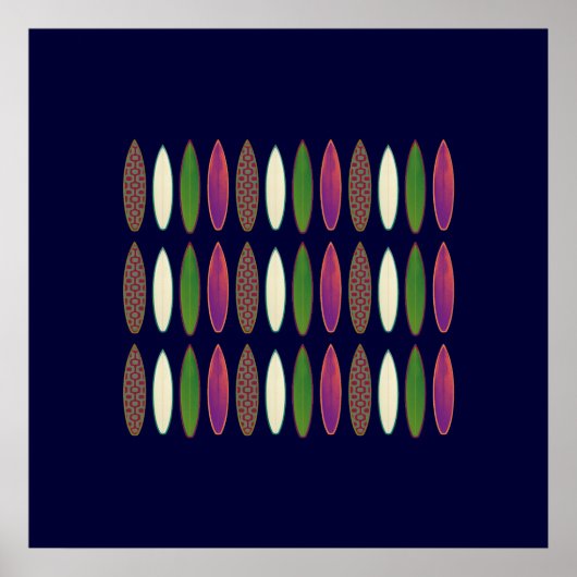 surven plankmuren poster (Voorkant)