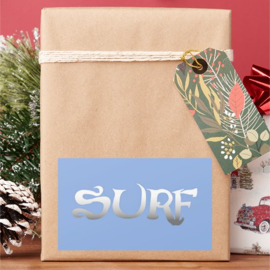 Surven rechthoek grote stickers (Feestdagen)