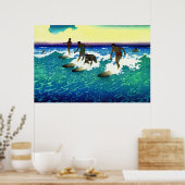 Surven schilderen Honolulu Poster (Keuken)