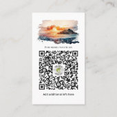 Surven School Beach - watersportinstructeurs Visitekaartje (Achterkant)