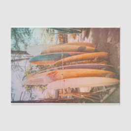 Surven Shack Surf Board Beach Decoupage Papier