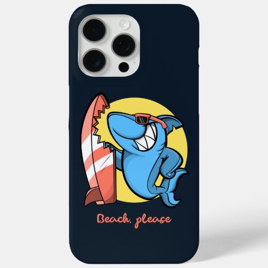 Surven Shark Beach graag Case-Mate iPhone Case (Achterkant)