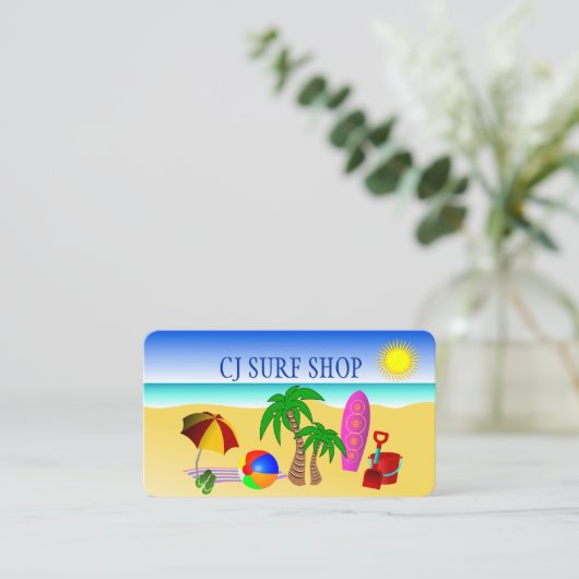 Surven Shop Visitekaartje (Staand voorkant)