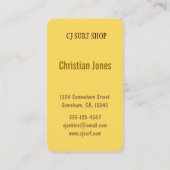 Surven Shop Visitekaartje (Achterkant)