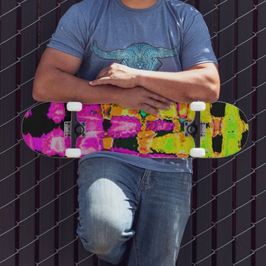 Surven stijl kleuren: Paarse en olijfgroen Persoonlijk Skateboard (Buiten 3)