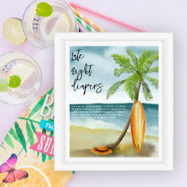 Surven strand - Late nacht luiers Poster