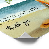 Surven strand - Luier Raffle spel Poster (Hoek)