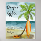 Surven strand - Luier Raffle spel Poster (Voorkant)