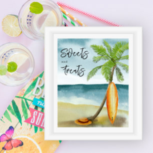 Surven strand - Snoepjes en lekkernijen Poster