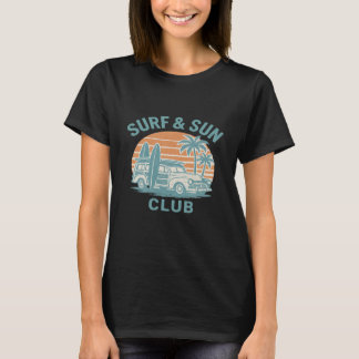 Surven & Sun Club Retro Woody Surfboard T-shirt