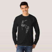 Surven Surfen Typografie T-shirt (Voorkant volledig)