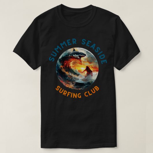 Surven Surfen Zomergolven Zee No2 TShirt (Design voorkant)