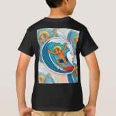 Surven the Waves - Ride the Adventure in stijl T-shirt (Achterkant)