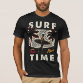 Surven tijd – Tropical Beach Vibes T-shirt (Voorkant)