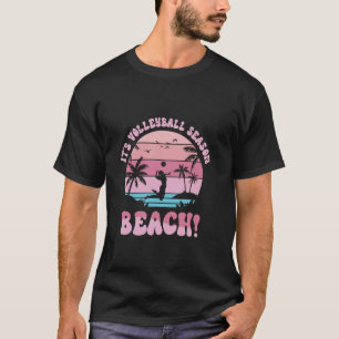 Surven Tropisch Beachvolleybal Zomersport Vacat T-shirt
