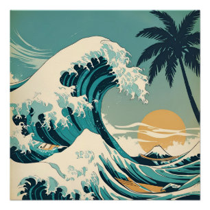 Surven Up Retro Wave Design Classic Nederland Perfect Poster