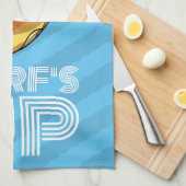 Surven Up Surfing Polar Beer met Cocktail Cartoon Theedoek (Quarter Fold)