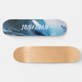 Surven WAVES-thema Persoonlijk Skateboard (Horizontaal)