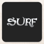 Surven zwart papier onderzetters (Voorkant)