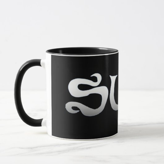 Surven zwarte combo mok (Links)